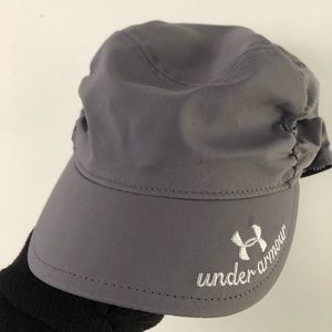 Under Armour Women’s grey, short billed cadet cap.